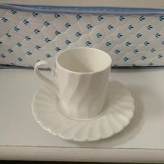 Aynsley Fine Bone China Set of 8 Coffee Cups & Saucers