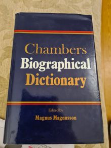 Chambers Biographical Dictionary Edited By Magnus Magnusson. 1604 Pages. Hardback With Dustjacket. In Very Good Condition.