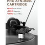 Retrolife Turntable with Integrated Speakers Belt Drive 33/45 RPM Vinyl Record Player Image 2