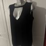 Forever 21 Plus size black V-neck top size UK20/22 EU48/50 Postage included Image 2