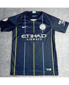 Manchester City Nike Away Shirt 2018 Boys 10-12 Years Rare Retro Football Jersey