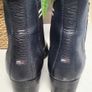TOMMY HILFIGER Navy pointed ankle boots Sz 40 (Fit 7UK) - Rrp 180 (New) Image 3