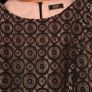 Gold And Black Lace Dress Image 3