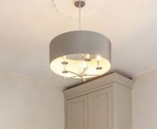 Bespoke Hicken Lighting Large Drum Pendant