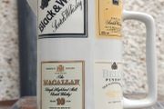 Scotch whiskey advertising jug, unusual with 4 brands on it ,nice to any collectors collection, lovely display item, price includes post to anywhere in Ireland thank you, sold as is