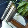 Art Deco Solid Oak Book Trough with Glass Sides and Reeded Detail. Boat-Shaped Double-Sided Bookstand, c1930s Image 3