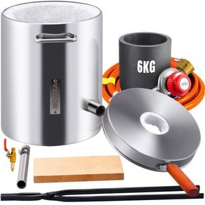 6KG Propane Smelting Furnace Kit Melting Furnace Stainless Steel 2700F