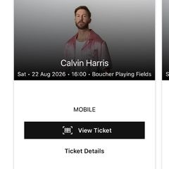 calvin harris ticket