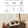 Cassette Bass HiFi Transparent Portable Bluetooth Speaker. Image 7