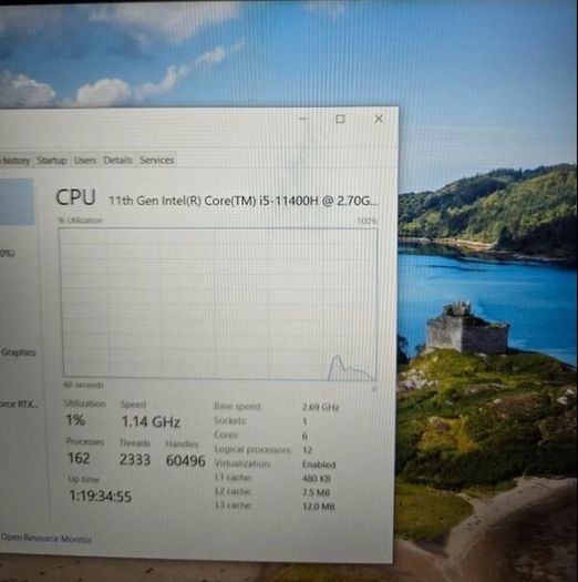 Gaming laptop Asus Tuf F15 Rtx 3050 i5-11400h 32 RAM
