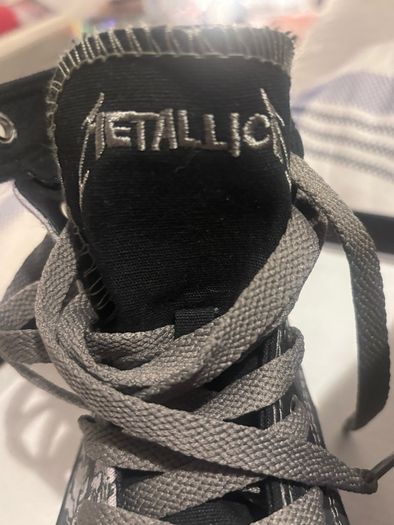 Ladies Metallica sneakers never worn