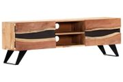 TV Cabinet 140x30x45 cm Solid Acacia Wood