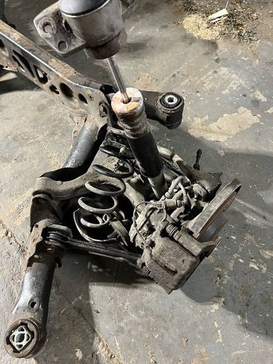 Audi A6 C7 2.0tdi 2015 Diesel Rear Axle Subframe Assembly  complete