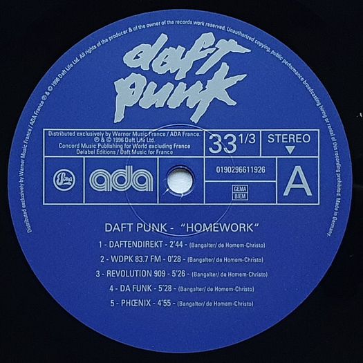 Daft Punk Homework X2LPS