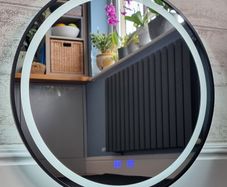 LED Bathroom Mirror Black Frame