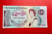 Saint Helena  10  POUNDS    1985   . Pick  9b  Scarce  ( Uncirculated )