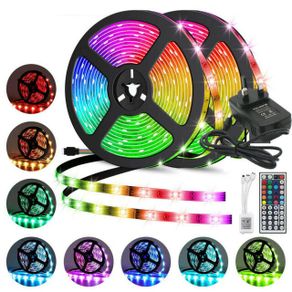 5/10m 3528 Rgb Led Strip Lights Colour Changing Under Cabinet Kitchen Lighting Bedroom Ceiling