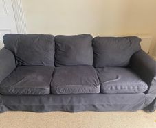 Ikea Black 3 seater sofa
