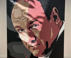 Tony Soprano James Gandolfini original portrait painting one-off original