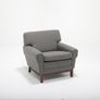 Vintage Grey Tweed Armchair, Sweden, 1960s. Image 4