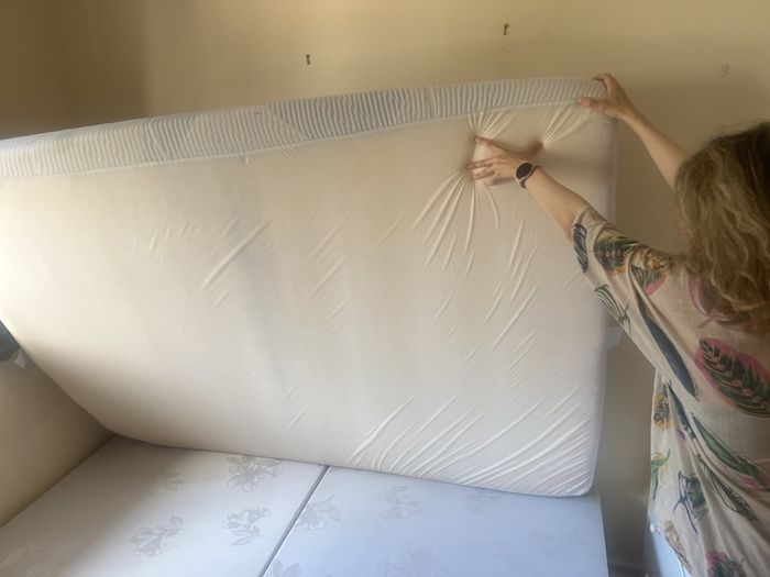 double bed base and matress