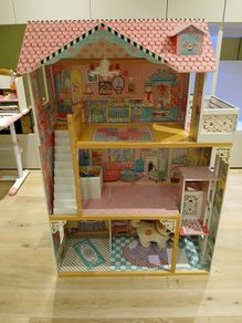 Large Wooden Dollhouse