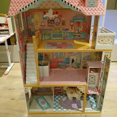 Large Wooden Dollhouse