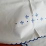Vintage tea table cloth Image 8