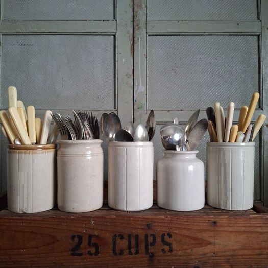 Marmalade Jars & Mustard Pot