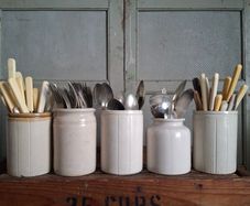 Marmalade Jars & Mustard Pot