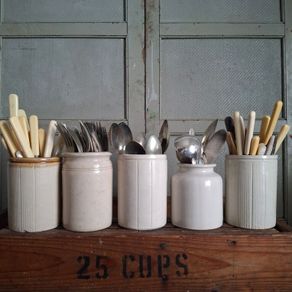 Marmalade Jars & Mustard Pot