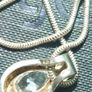 Sterling silver necklace with stone Image 4