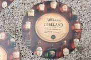 1 x Advertising pub whiskey Ireland aluminium metal discs,,price includes post to anywhere in Ireland, sold as seen see pictures,