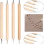 40Pcs Pottery Clay Sculpting Tools, Wooden Pottery Carving Tools Set Sculpture Ceramic Tools Kit Used for for Shaping, Modeling, Smoothing (FREE POSTAGE) Image 5