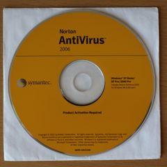 Norton Antivirus 2006 CD + CD Key