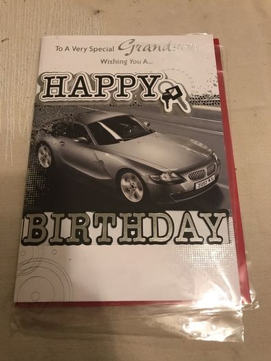 grandson birthday card