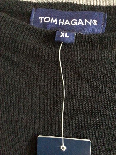 BNWTS Mens Black partially Ribbed Jumper size XL includes postage