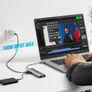 USB C 8 in 1 Hub Docking Station for Laptop PC macbook, SD, Micro SD, 1 USB C, 3 USB 3.0, HDMI & 1 USB C 100w power Image 4