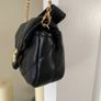 Cute Small Quilted black cross over bag Image 2