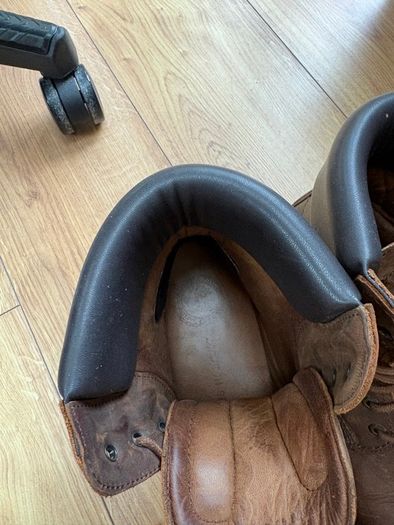 Leather boots  EU 45 Panama brown