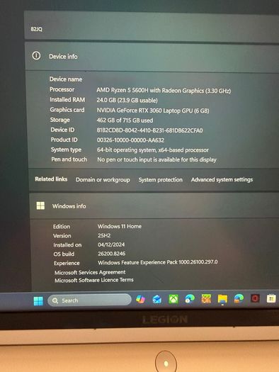 Gaming Laptop Legion 5 Pro