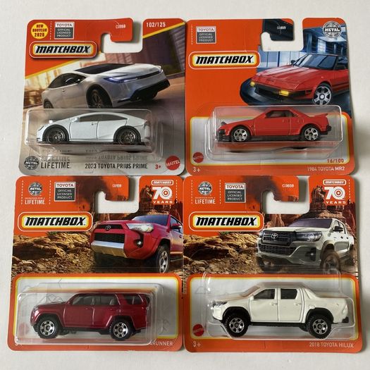 Toyota Prius/ MR2/ 4Runner/ Hilux - Matchbox cars