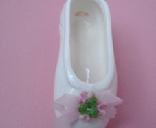 Ballet shoe ornament, Ornament, Ballet shoe,Ceramic ballet shoe