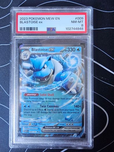 Blastoise EX - PSA 8 - Pokemon 151