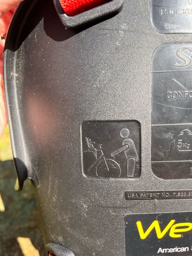 Centre Mounted Child Bike Seat Weeride