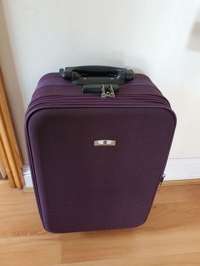 LT creations purple suitcase