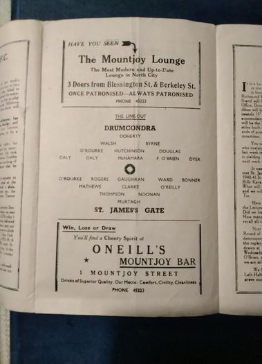 Eire  Soccer Programme
