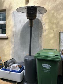 Outdoor gas heater
