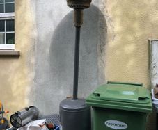 Outdoor gas heater