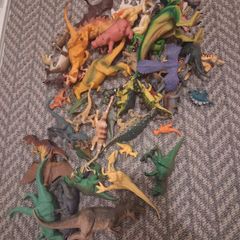 dinosaurs and a few farm animals!